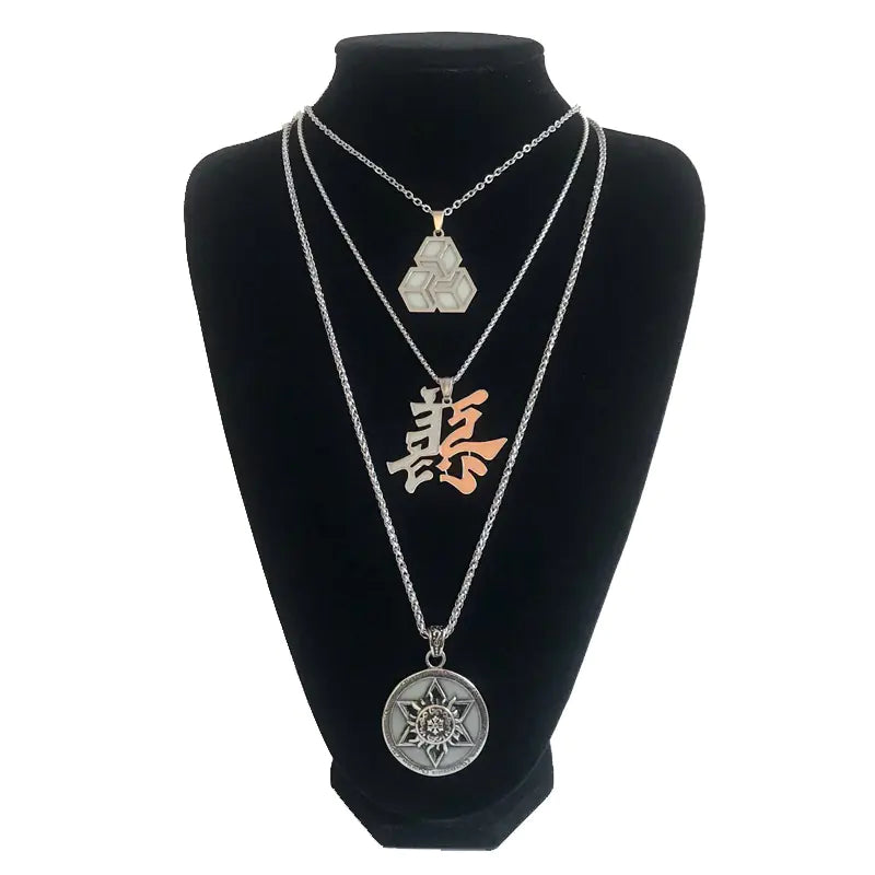 Stainless Steel Alloy Necklace with Creative Pendant