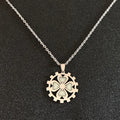 Stainless Steel Alloy Necklace with Creative Pendant